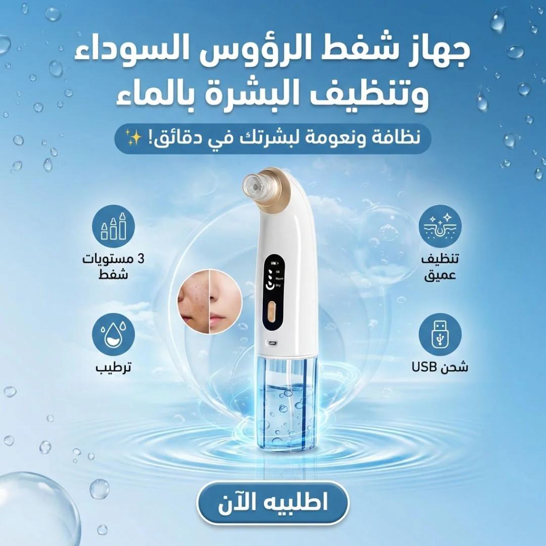 جهاز شفط الرؤوس السوداء وتنظيف البشرة بالماء