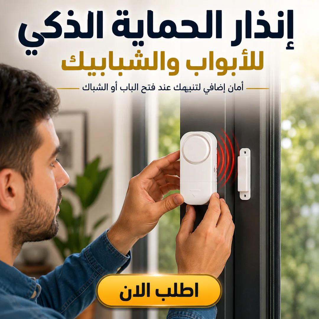 إنذار الحماية الذكي للأبواب والشبابيك